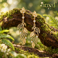 nrrcd™ Woodland Branch Leaf Drop Earrings — hero product view