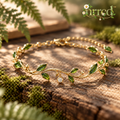 nrrcd™ Forest Vine Green Leaf Bracelet — hero product view