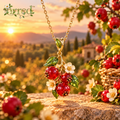 nrrcd™ Wild Berry Cluster Pendant Necklace — hero product view
